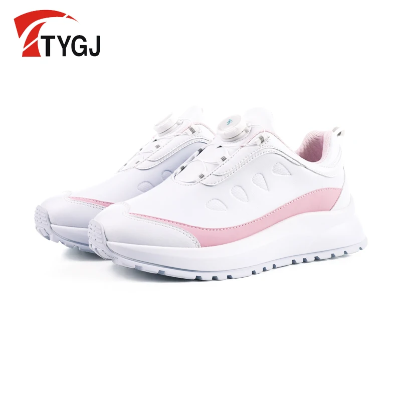 TTYGJ Waterproof Golf Shoes for Women Comfortable Women Sneakers Outdoor Anti Slip Walking Golf Supplies
