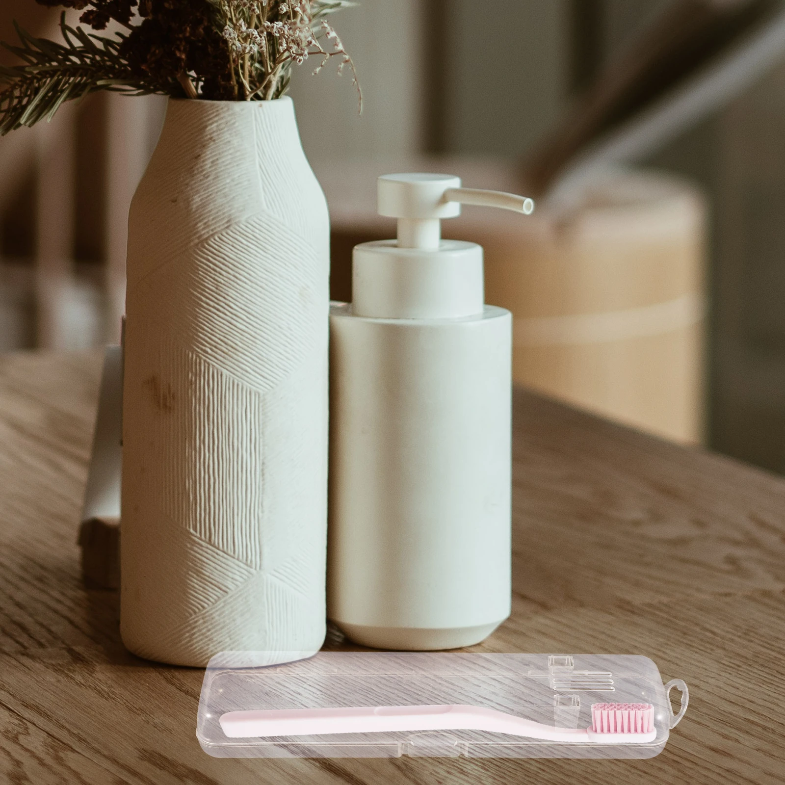 

2pcs Travel Case Portable Toothpaste Storage Box Plastic Holder For Camping Picnic Business Trips Airtight Container Smooth