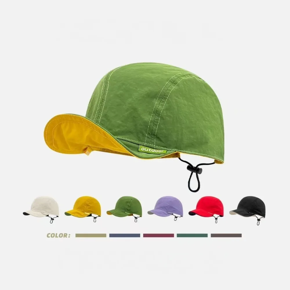 

Унисекс модная кепка с короткими полями и вышивкой букв - классическая простая черная нейлоновая бейсболка, для мужчин и женщин, кемпинг, спорт