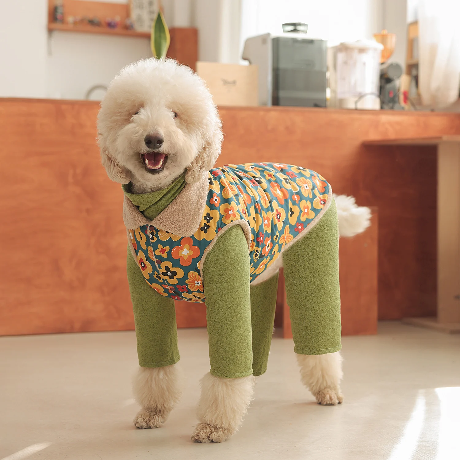 

Двусторонняя носимая куртка-жилет для собак с флисовой подкладкой, для крупных пород, осенне-зимняя, теплая, для лабрадоров, голден ретриверов, самоанских грейхаундов, пуделей...