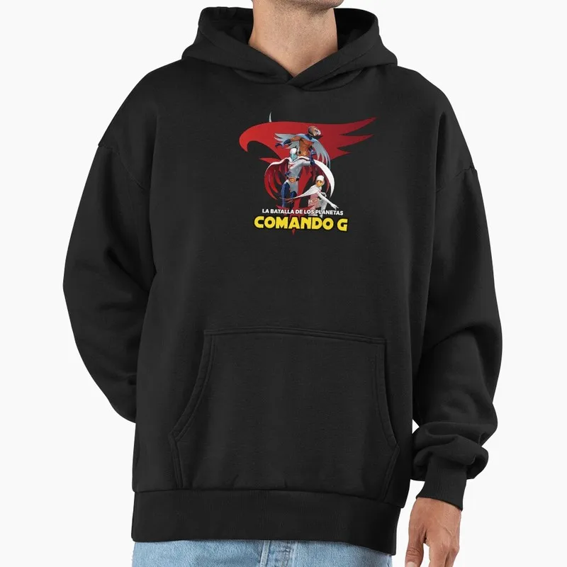 Kagaku Ninja-Tai Gatchaman Science Ninja Team Fleece Pullover Hoodie Vintage 70s Anime Battle of the Planets G-Force Fan Tops