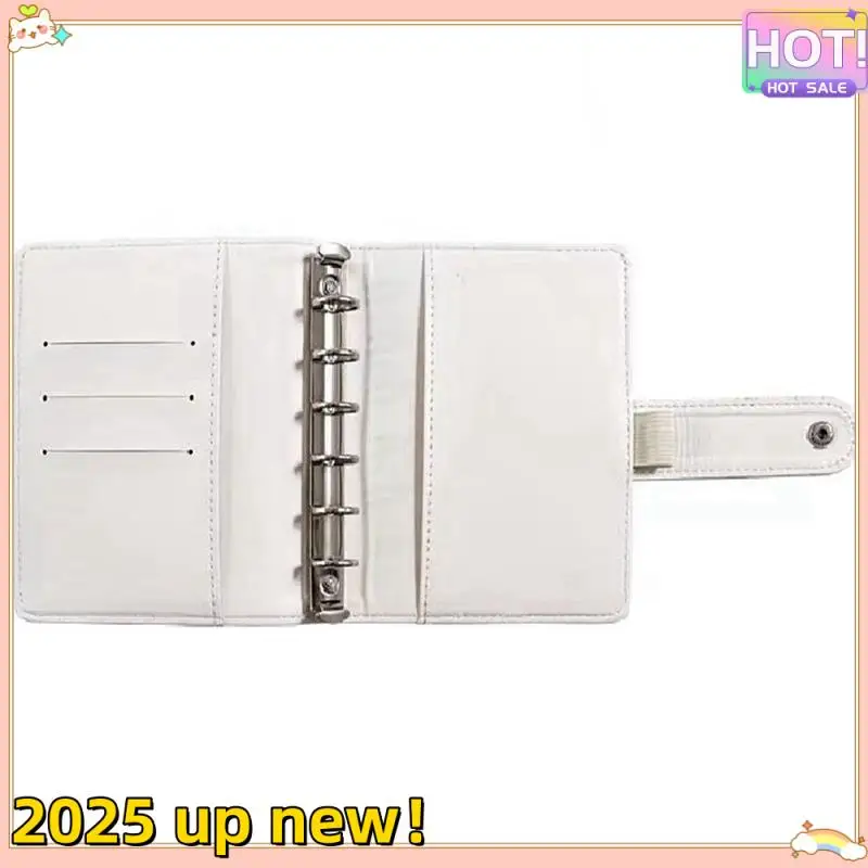 L47A-A7PU Handkonto aus Rindsleder, lose Blätter, Budget-Reiseplan, Notizbuch, Mode, Business, 45-Zeilen-Innenseiten