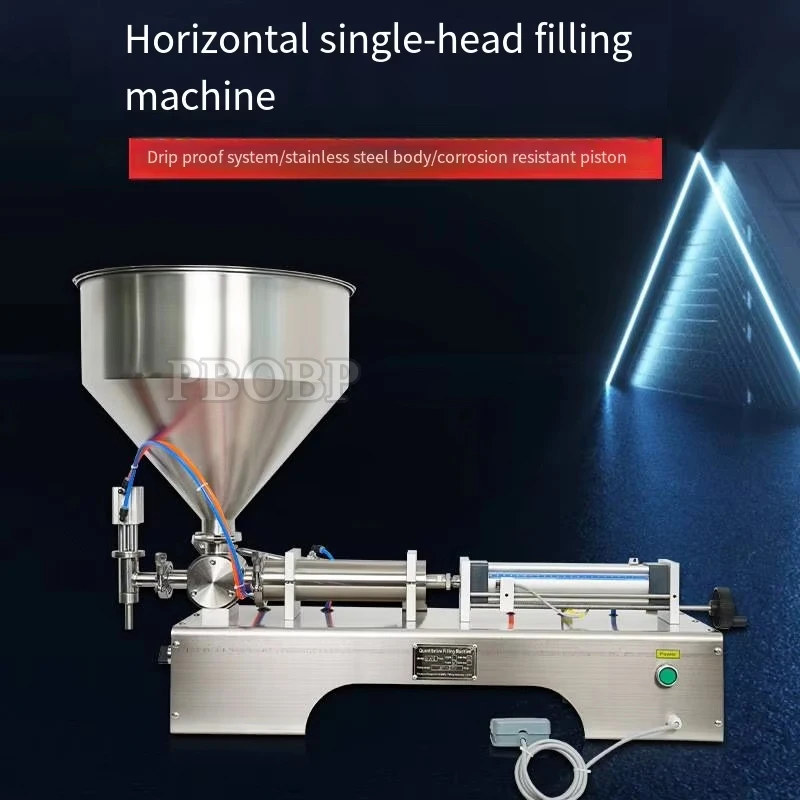 PBOBP Kommerzielle pneumatische Abfüllmaschine, Creme, Shampoo, Lotion, Honigpaste, Gel, aseptische Erdnussbutter-Flüssigkeitsfüllmaschine