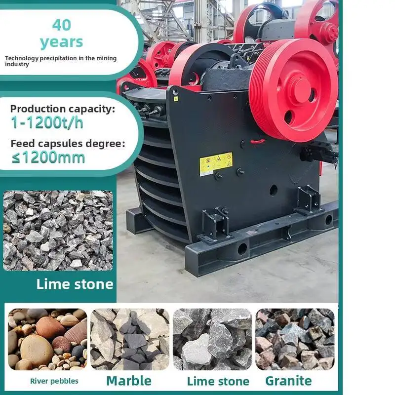 46 57 69 Large Small Jaw Crusher Sand Stone Production Line Equipment Rock Crushing hine