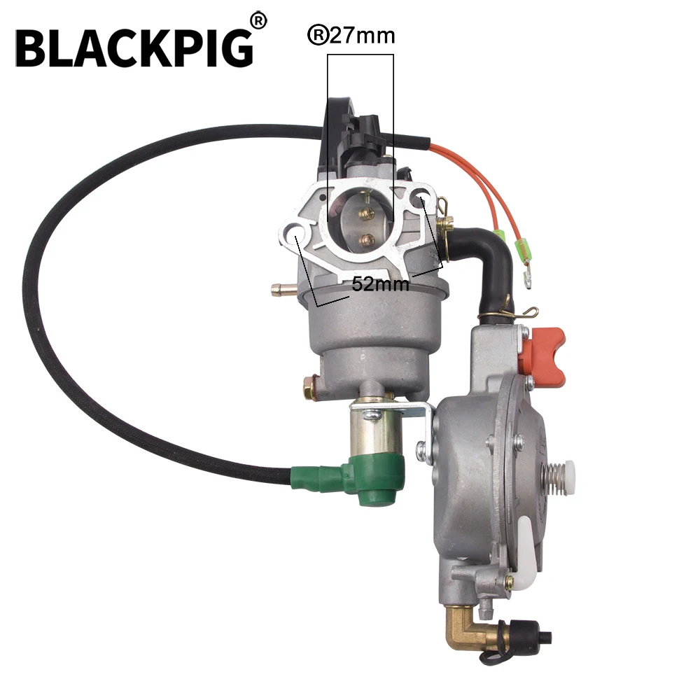 Lpg ng Carburador Combustível Duplo Kit de Conector Lpg 5kw 6.5kw 188f 190f 13p Gerador de Benzina Novo Quente