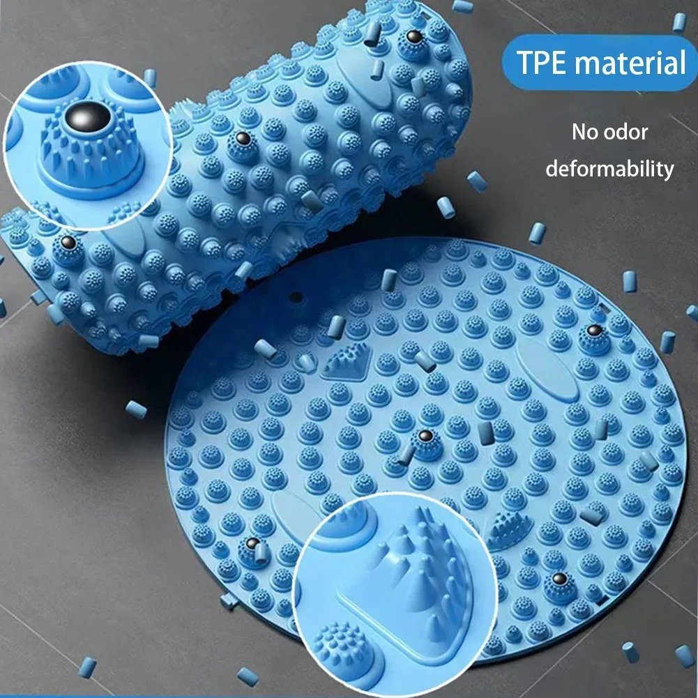 Magnetic Foot Massage Pad TPE Acupressure Yoga Mat Finger Pressure Board Feet Training Tools Acupoint massager Muscle Relaxation