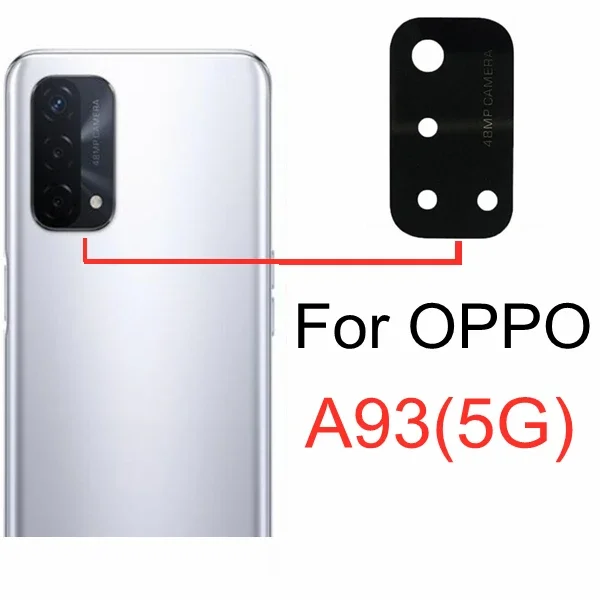 For OPPO A1K A35 A52 A72 A53 A54 A74 A93 A15 A15S A16 A8 F11 A9 F9 Pro Realme 5 6 Back Rear Camera Glass Lens Repalcement