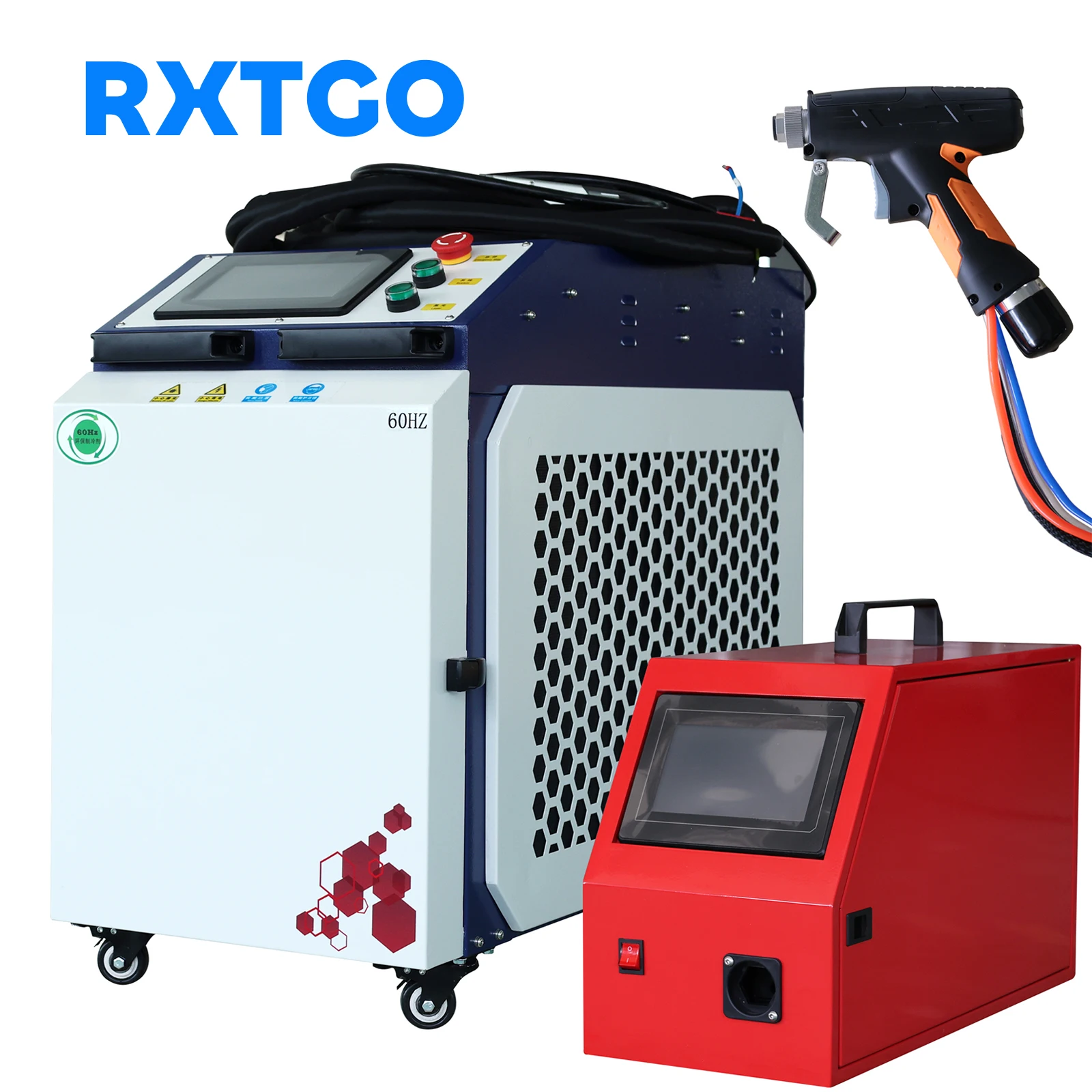 Fiber Laser Welder Machine with Auto Wire Feeder 1500W 4 in1 Rust Removal Cutting and Cleaning