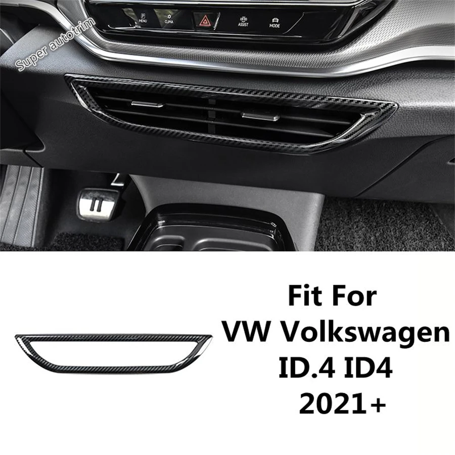 

Central Control Air AC Conditioning Vent Outlet Frame Decoration Cover Trim For VW Volkswagen ID.4 ID4 2021 - 2024 Accessories