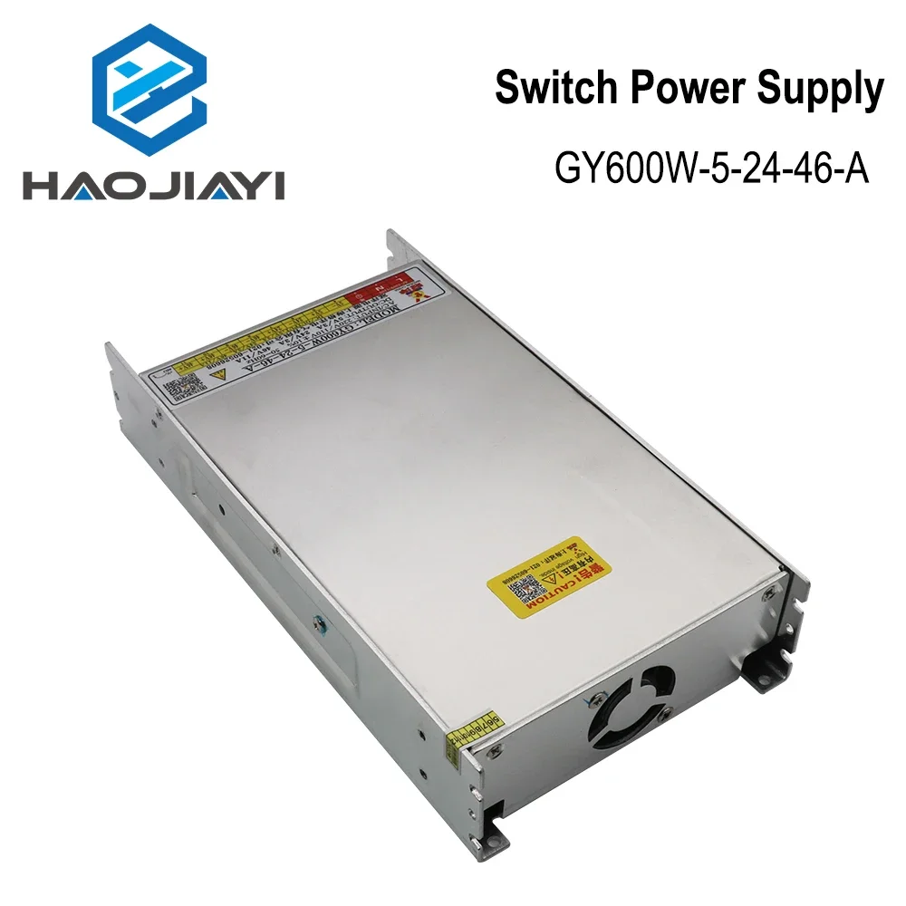 HAOJIAYI CNC Router Switch Power Supply GY600W-5-24-46 Output DC5V 3A 24V 3A 46V 11A for Laser Cutting and Engraving Machine