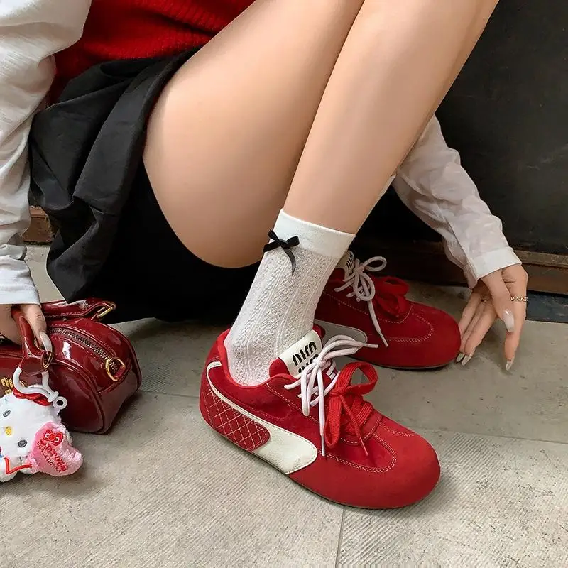 Женские кроссовки Thi Bot Casual Sports oes Soft Bot, удобные кожаные кроссовки на плоской подошве Bot oes, модные универсальные кожаные кроссовки