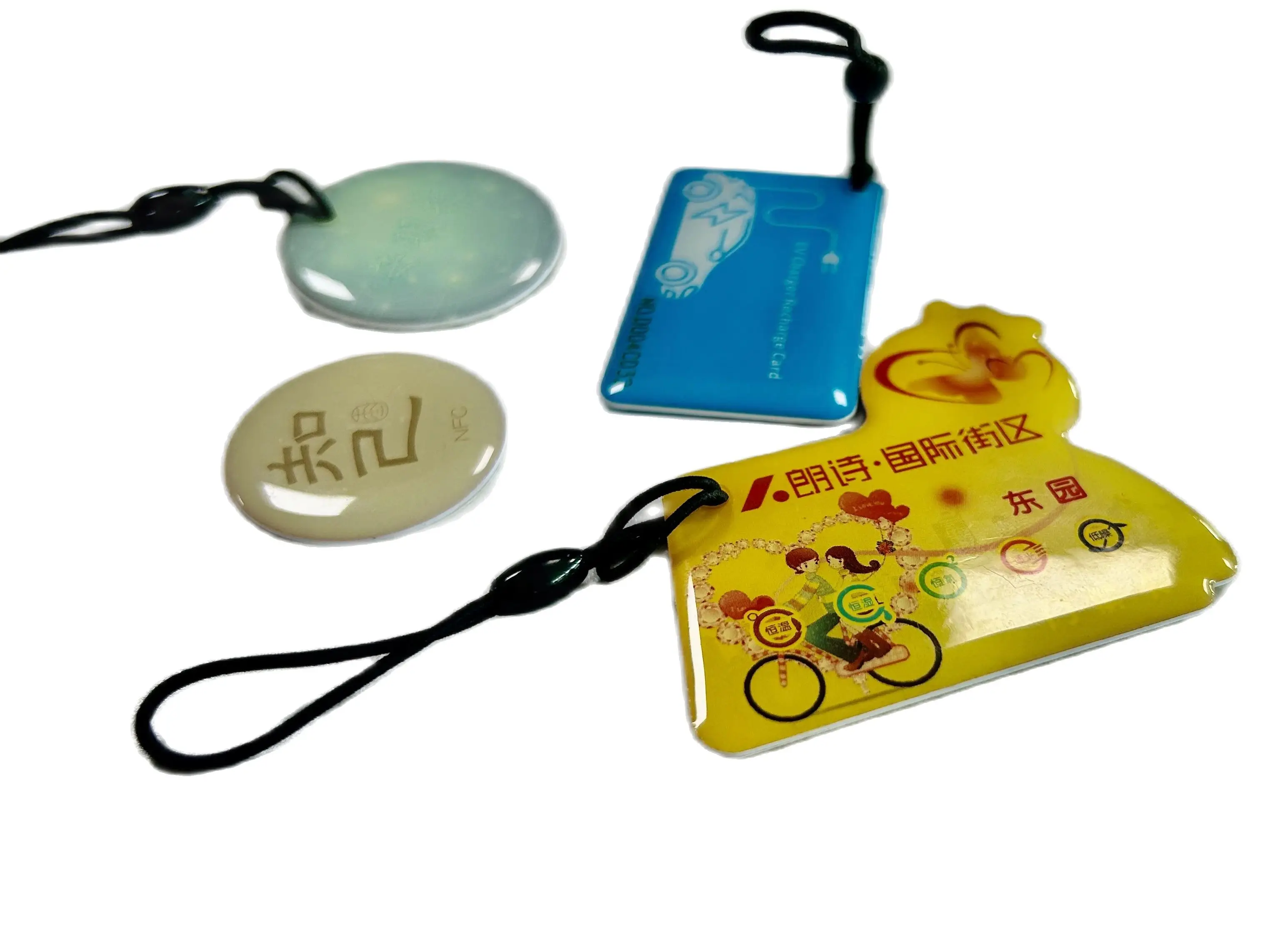 

Customized Printing Tag 213 Tracking Dog Smart 13.56Mhz Rfid Nfc Dog Pet Epoxy Hang Tag Nfc Pet Id Tag