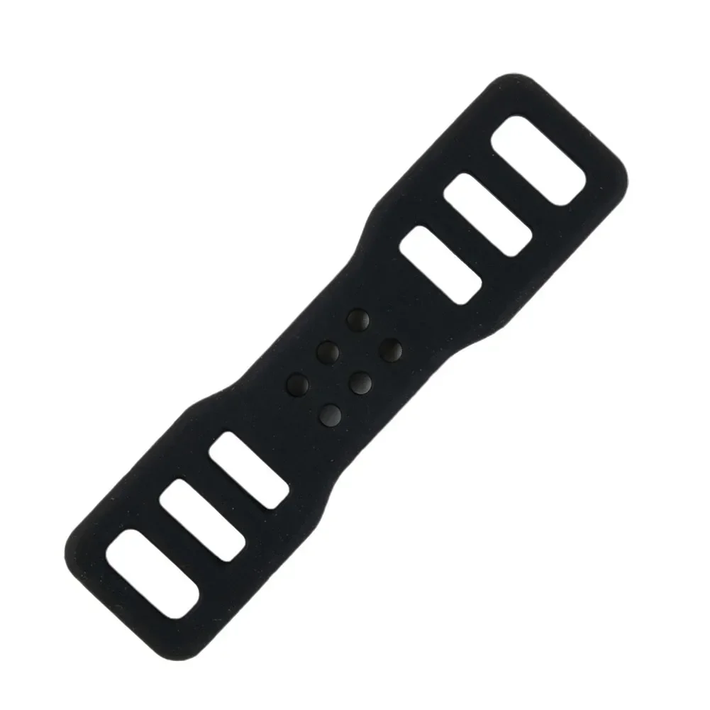 4pcs Bike Cycle Cycling Silicone Elastic Strap Bandage Light Lamp Mount Holder Mirror Recorder Fixed Rubber Band N E W