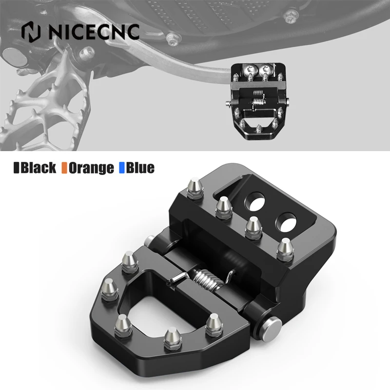 

Rear Folding Stepped Brake Pedal Step Tip Plate For KTM EXC 300 EXC-F 350 Husqvarna TE 300 2017-2024 GasGas EC 300 2021-2024