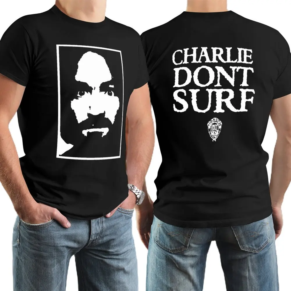 Charles Manson DonSurf Charlie t-shirt Guns N Roses Size S - 4XL Unisex New Fashion T shirt Brand Hip Hop Print Men Tee