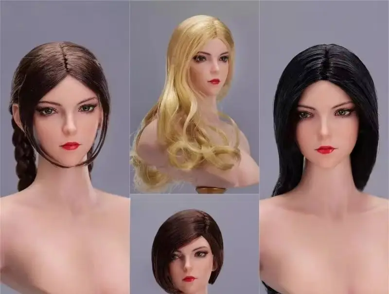 

[2025 4Q] YMTOYS YMT085 1/6 Scale Europe America Hair Transplantation Female Head Carving Magpie Model for 12" Ph Body