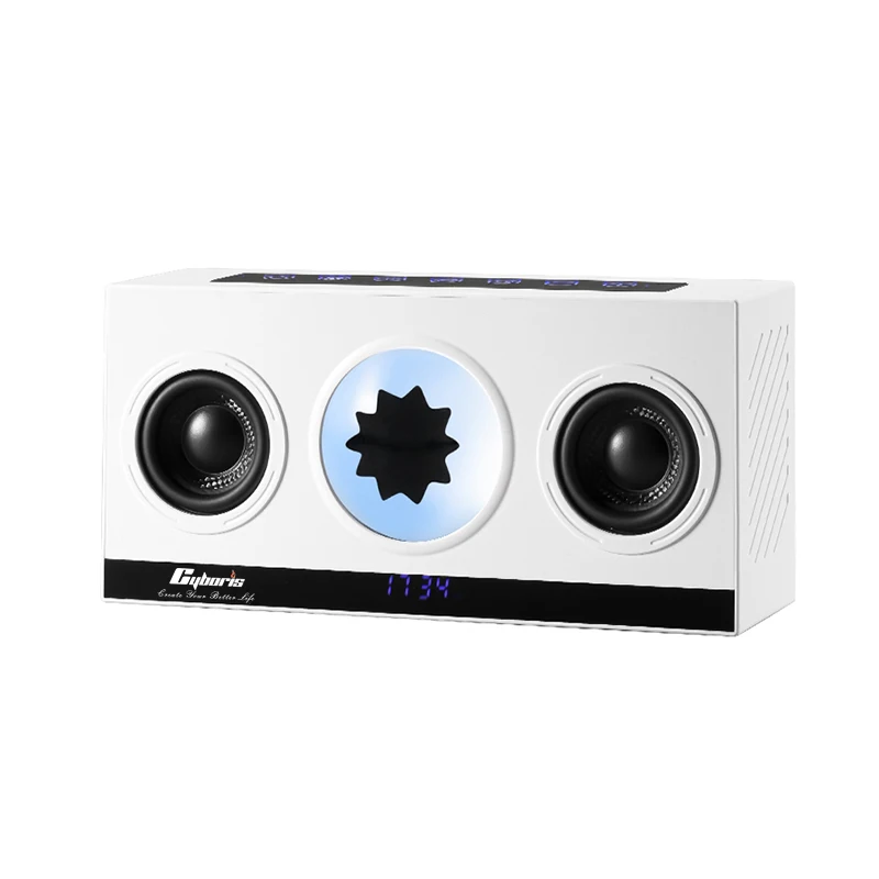 

Magnetic Fluid Blue Tooth Speaker, Portable Stereo Sound with Visualized Magnetic Fluid Audio, Alarm Clock for Office & Home Use