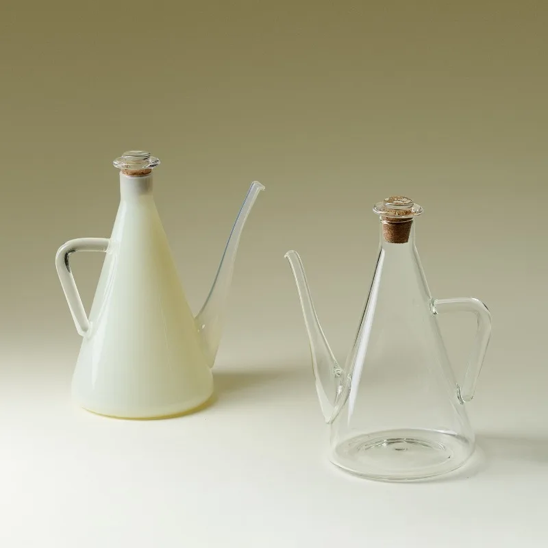 Japanese Handmade Glass Cold Brew Pot Premium Wine Decanter Multifunctional Condiment Bottle for Vinegar Kitchen Accessories