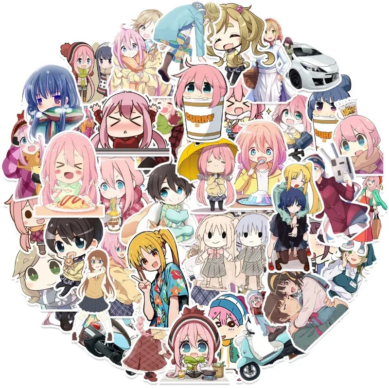 50/30/10PCS Kakushimina Fubuki Shima Rin Ohkawa Chika Popular Animation 2D Peripheral Suitcase Skateboard Decoration Stickers