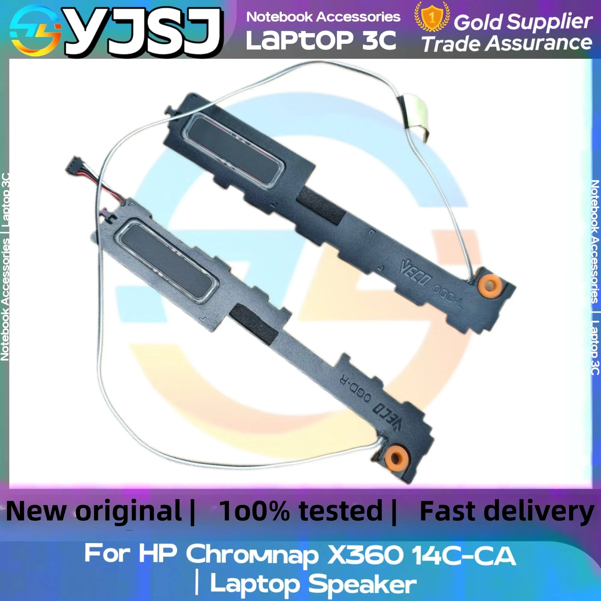 HP Chromnap X360 14C-CA 내장 스피커 혼 오디오용 새 정품 오리지널 노트북 스피커