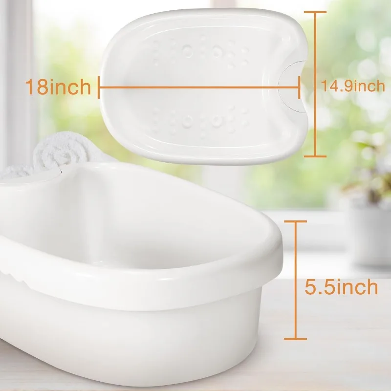 

Professional Ionic Foot Bath Tub Basin for All Detox Foot Bath Machines Heavy Duty Tub with 100 Liners