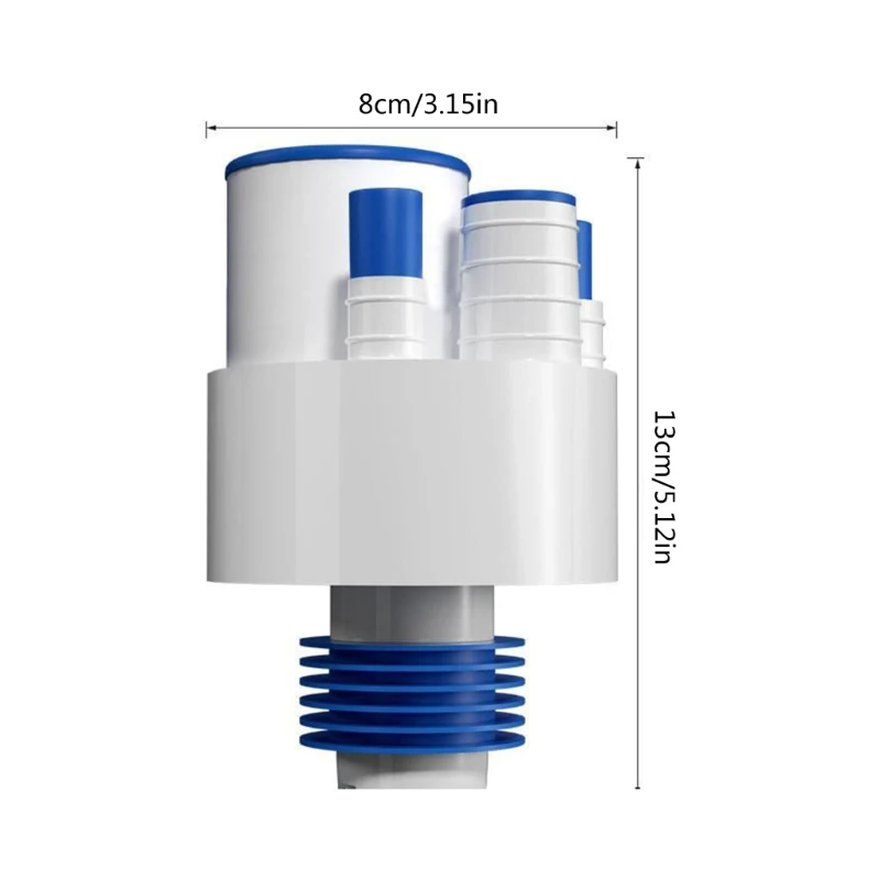 Drain 3 en 1, sous le tuyau d'eau, anti-refoulement douche