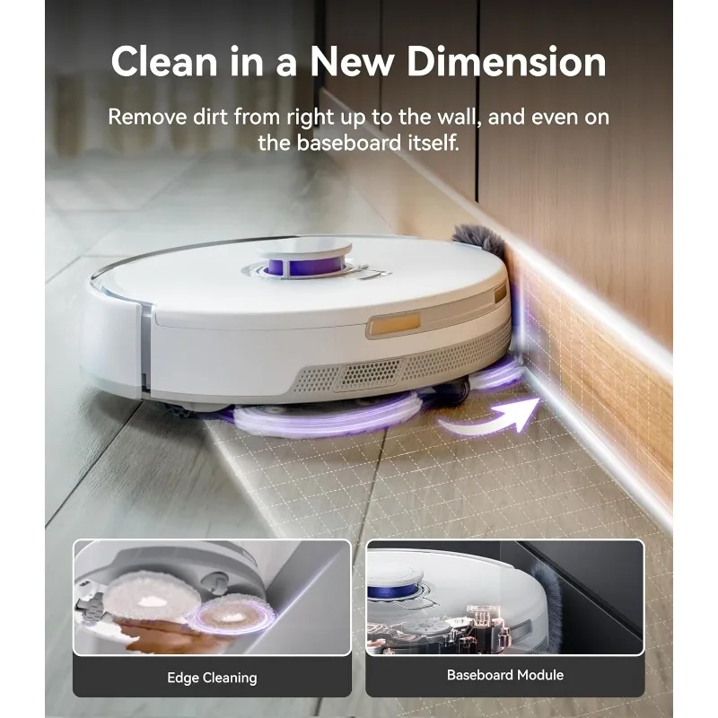 NARWAL Freo Z Ultra Robot Vacuum and Mop Combo, กล้องและชิป RGB คู่, การหลีกเลี่ยง AI, การดูด 12000Pa, การตัดสินใจแบบเรียลไทม์