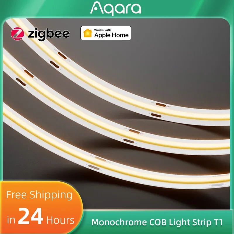 شريط إضاءة Aqara Smart COB T1 ضوء درجة حرارة أحادية اللون 10 متر يستخدم مع محرك شريط LED الذكي Aqara T1 #1