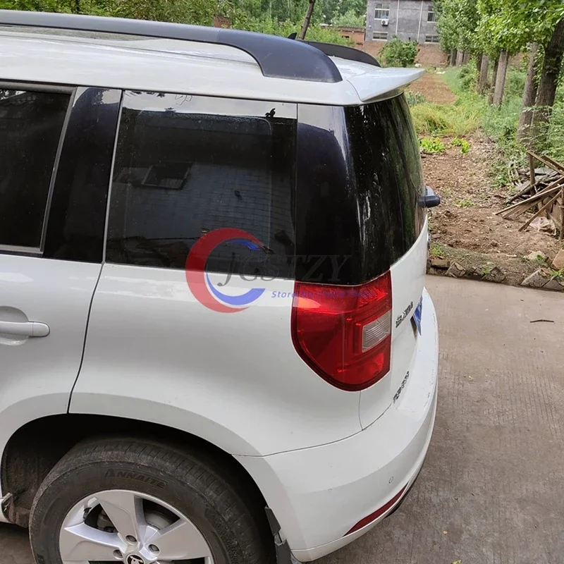 Für Skoda Yeti 2013 2014 2015 2016 2017 Spoiler ABS-Kunststoff Unlackiert Grundiert Heckklappen-Flügelspoiler Auto-Styling