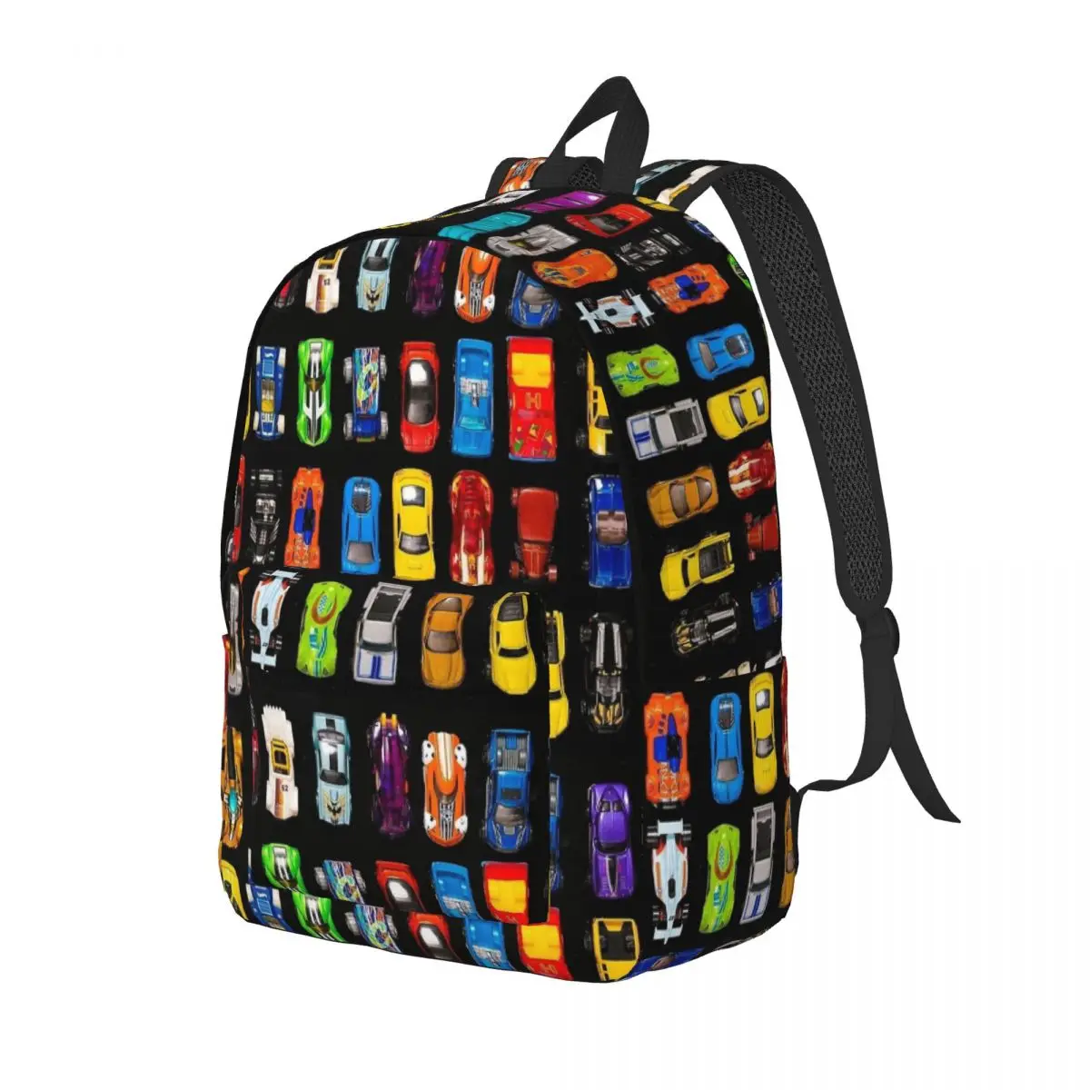 Construction Truck More Cars Backpack for Boy Girl Kids Student School Bookbag Canvas Daypack Preschool Kindergarten Bag Sports