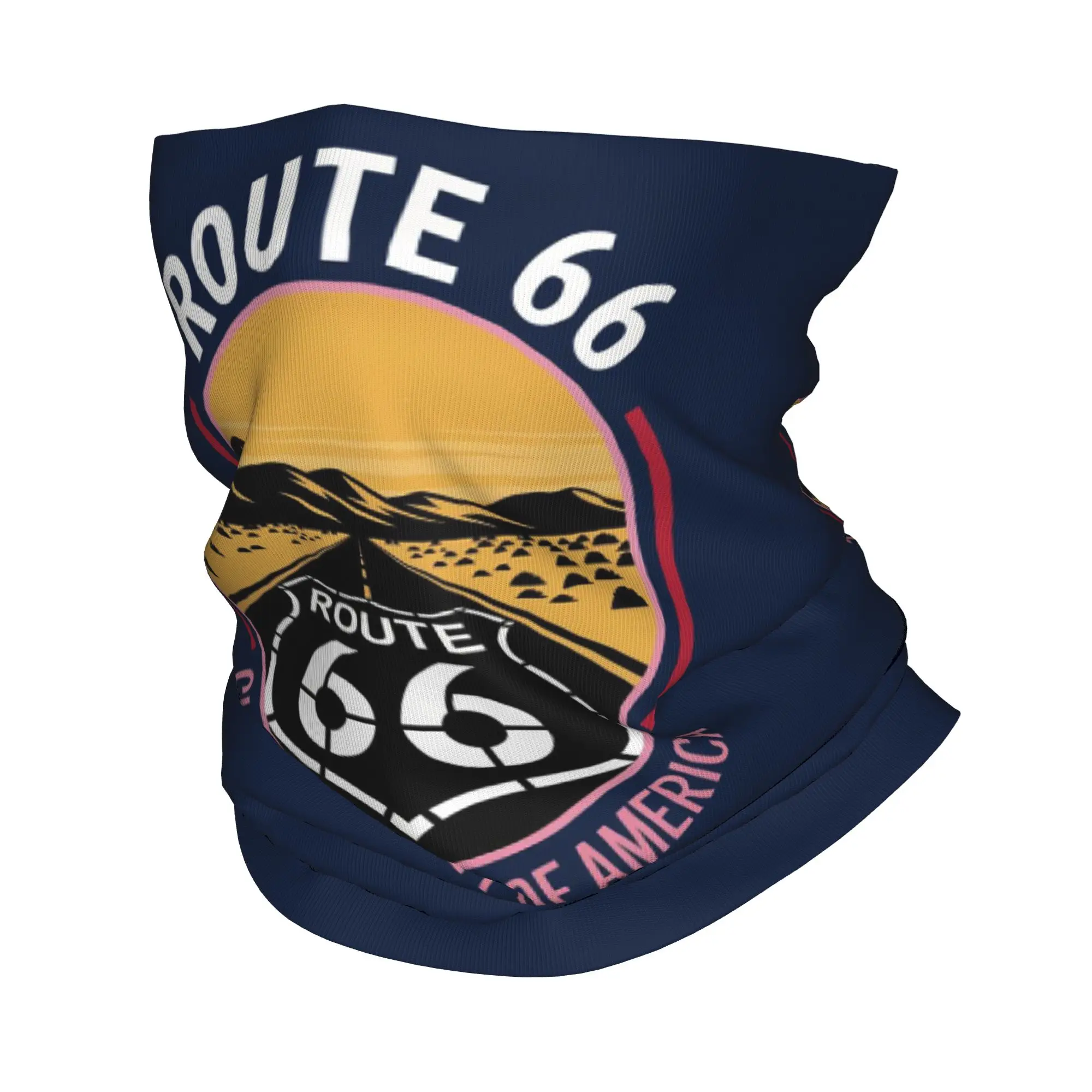 

Ride The Route 66, американская шоссе, бандана на шею, шарф с принтом, велосипедный шарф для бега для мужчин, женщин, взрослых, ветрозащитный