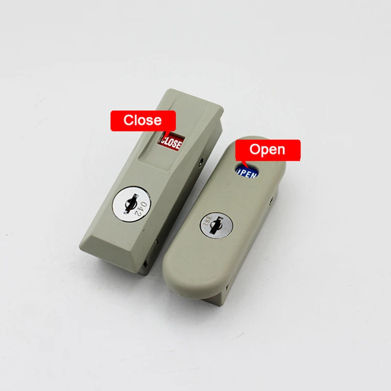 Brand New 2PCS with Indication Sliding Door Cabinet Lock Letter Box Mailbox Locks Metal File Cabinet Sliding Door Locks + Keys