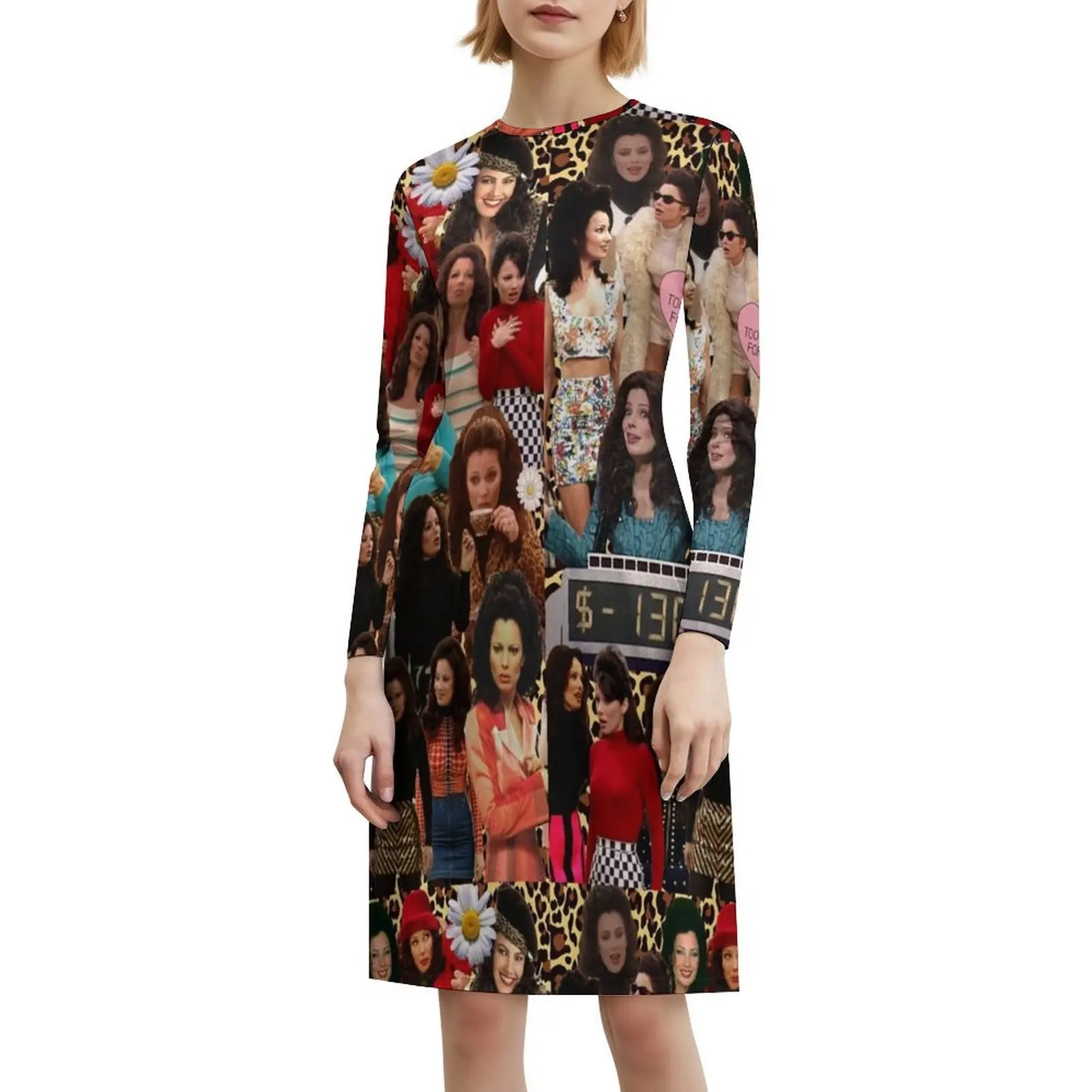 فستان Fran Boho Chic أنيق أنيق لحفلات الزفاف على الشاطئ، فستان Fran Fine Fran Drescher The Nanny The Party