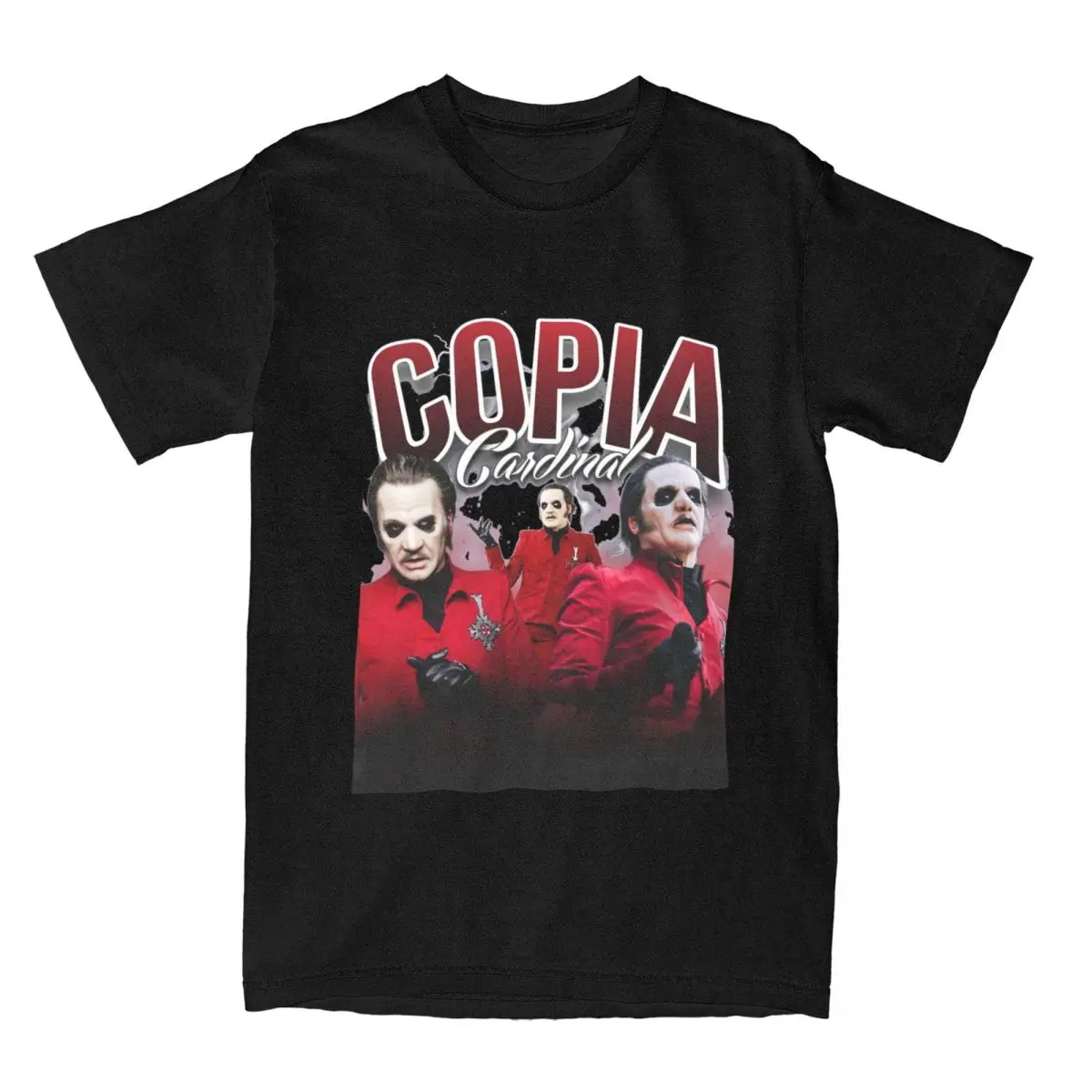 Vintage Cardinal Copia 90s Bootleg Shirt Men Women Cotton Leisure O Neck Ghost Music Band Tee Shirt Short Sleeve Clothes Printed