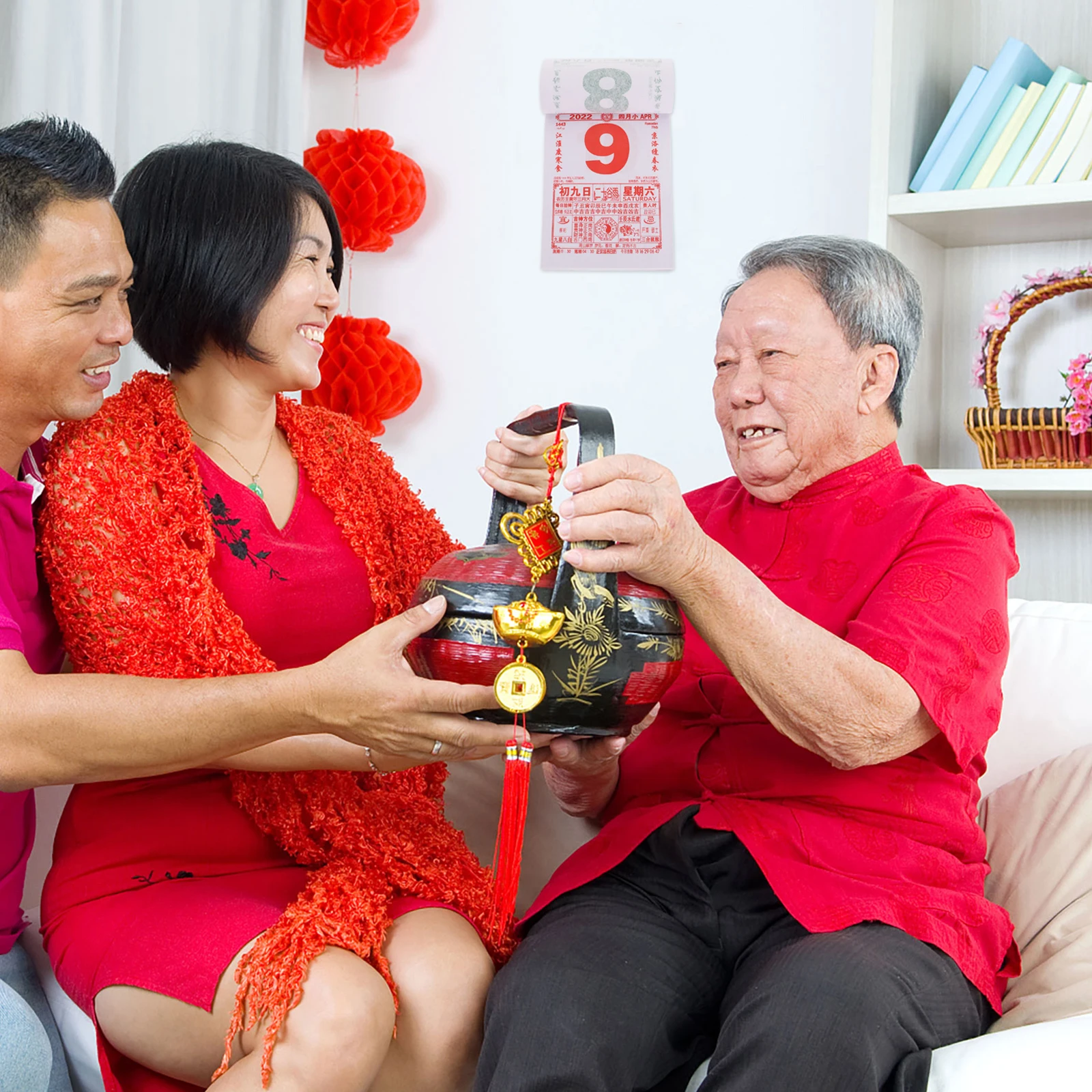 

FOYTOKI 2022 Daily Wall Calendar Chinese Date Organizer Decor