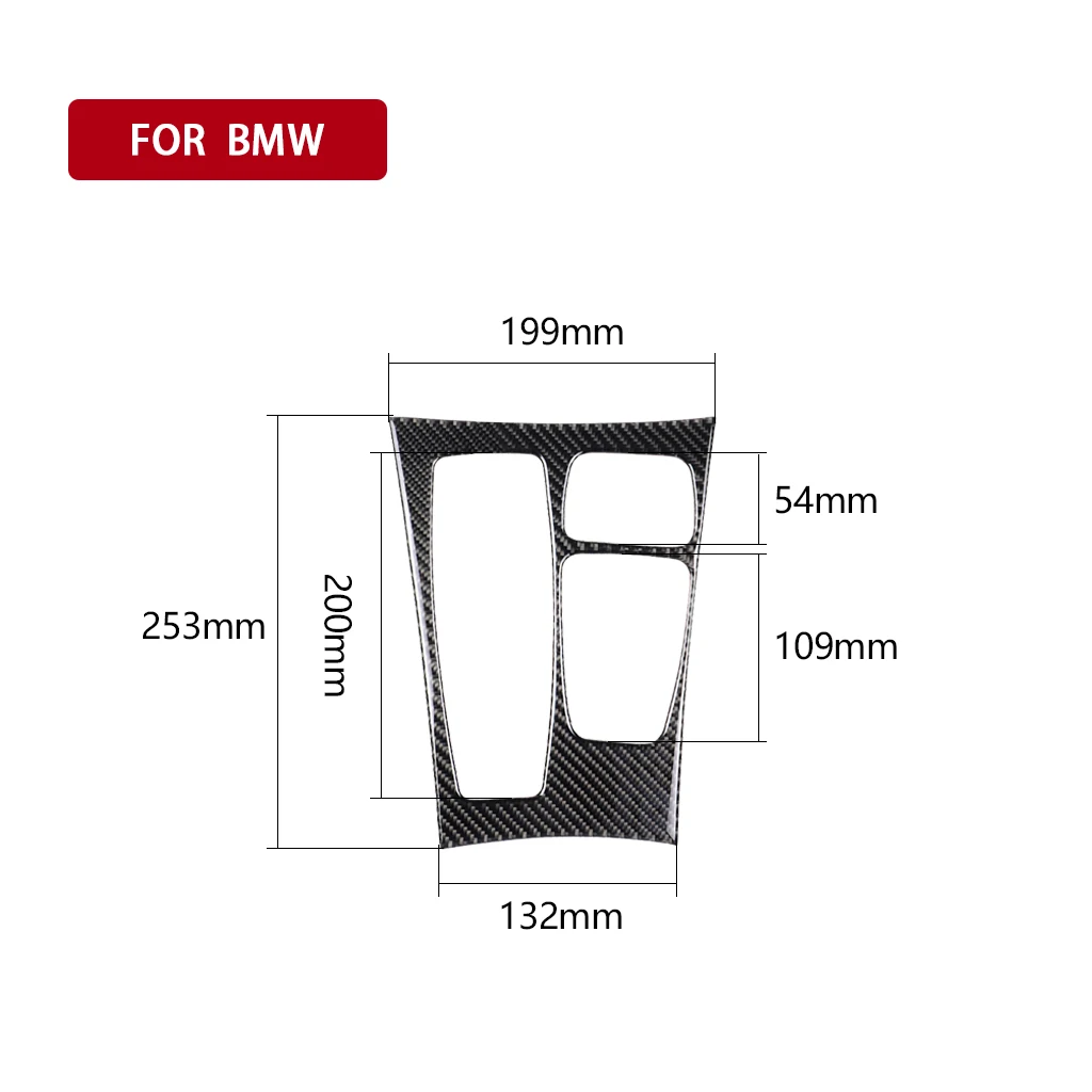 Für bmw x5 e70 2014-2018 Kohle faser schwarz Schalt kasten verkleidung Verkleidung Autozubehör Interieur