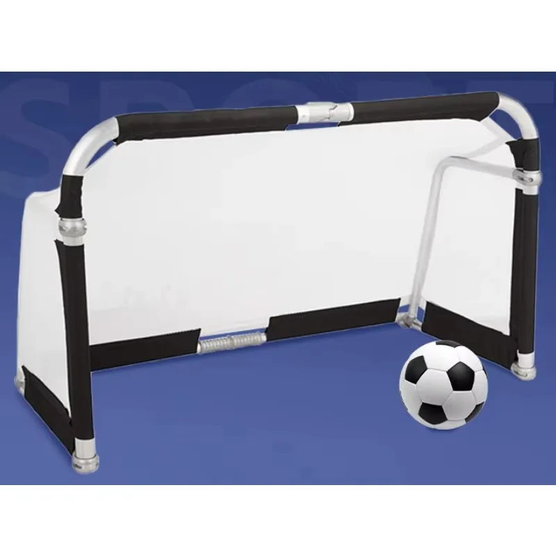 1 tragbares Fußballtor mit Aluminiumrohr und Fußballnetz, Trainingsausrüstung, Fußballtor für Kinder im Freien, 2025