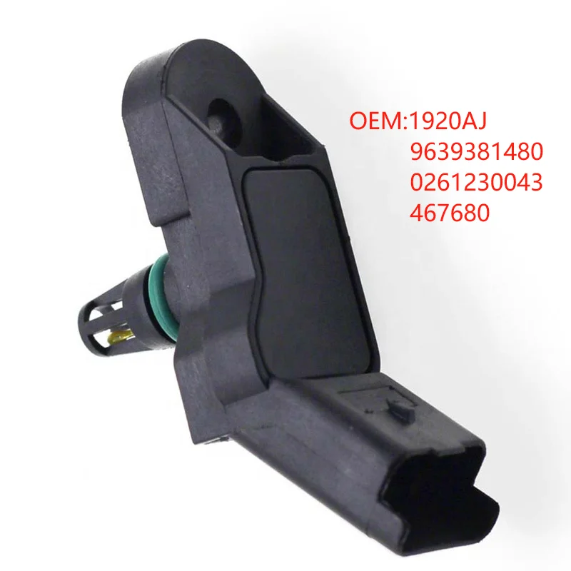 1920AJ 9639381480 0261230043 467680 for Peugeot 307 308 408 3008 Citroen C4 DS4 DS5 intake pressure sensor