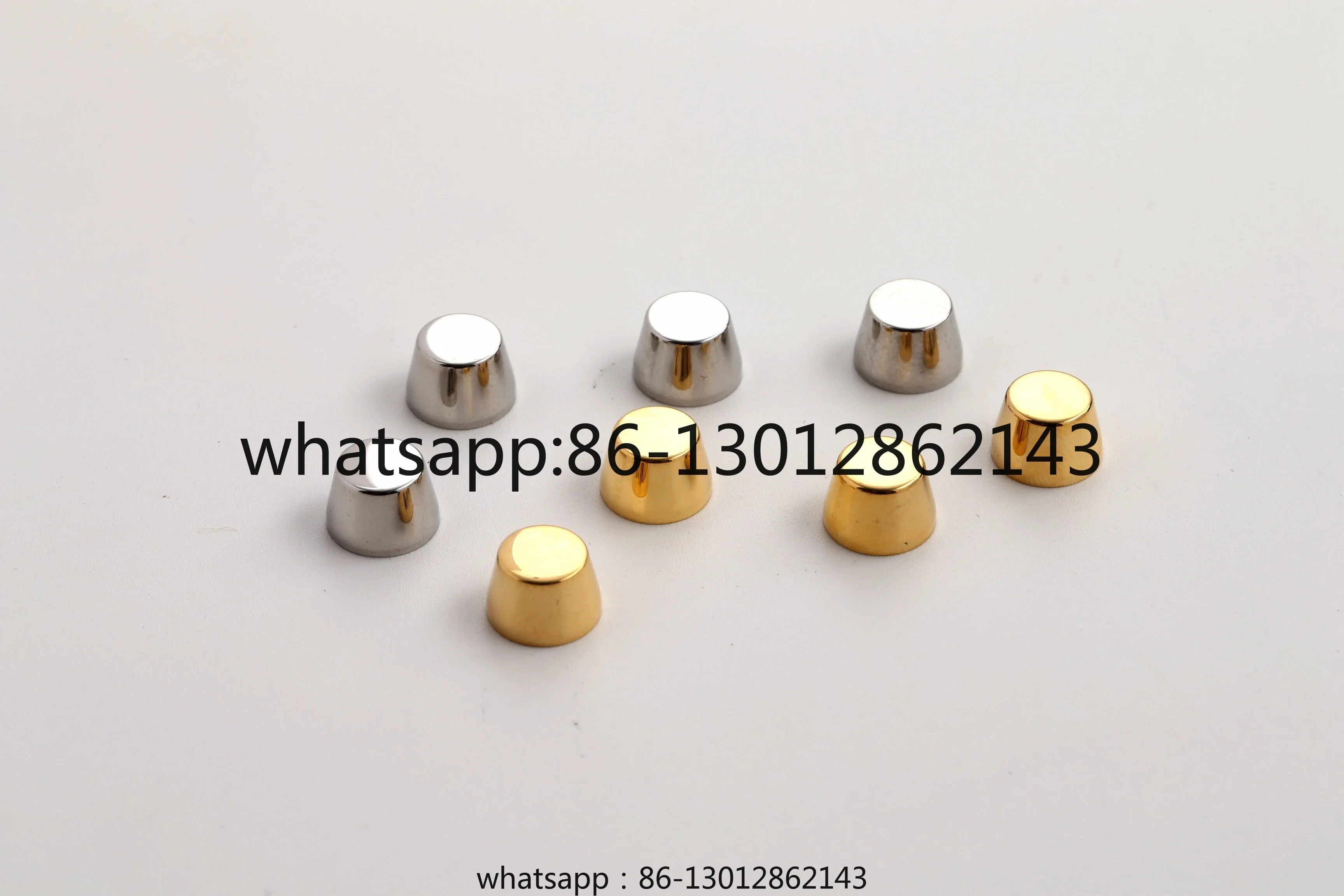 

DIY Leather Goods High Quality Stainless Steel Luggage Foot Nails, Platinum, Nail Protective Cover