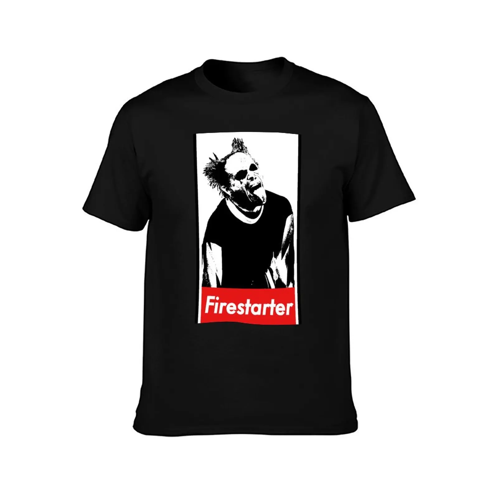 Keith Flint - Firestarter T-Shirt Summer Casual Cotton Tee Oversized Streetwear Tops Vintage Graphic Print Unisex Men Women
