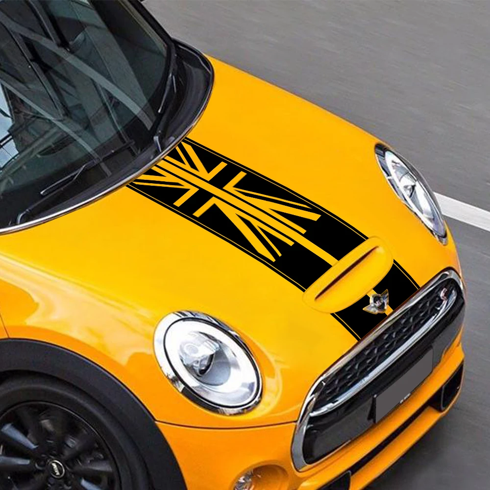 Car Hood Stickers Cover Union Jack Tuning Decor Decal For Mini Cooper S F54 F55 F56 F60 R53 R55 R56 R60 R61 Clubman Countryman