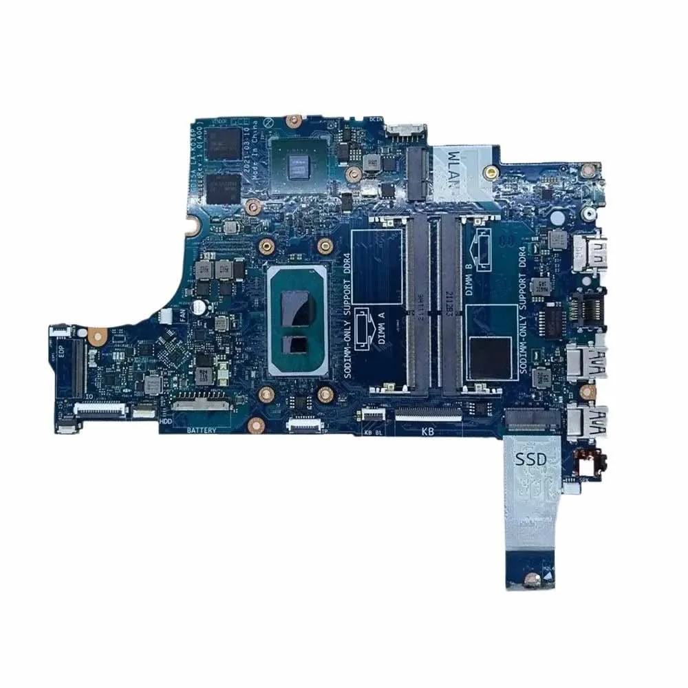 LA-K036P For Dell Vostro 3500 3400 3501 Laptop Motherboard Notebook Mainboard With I5-1135G7 I7-1165G7 MX450 2G Tested 100% Work