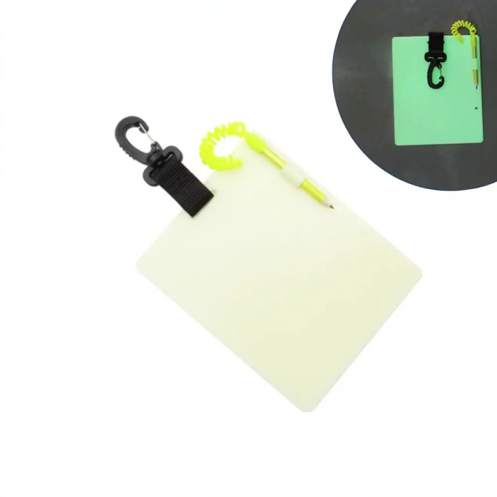 Technical Diving Note Board Underwater Writing Slate Durable ABS Plastic Tablet Accessory For Underwater Information Record