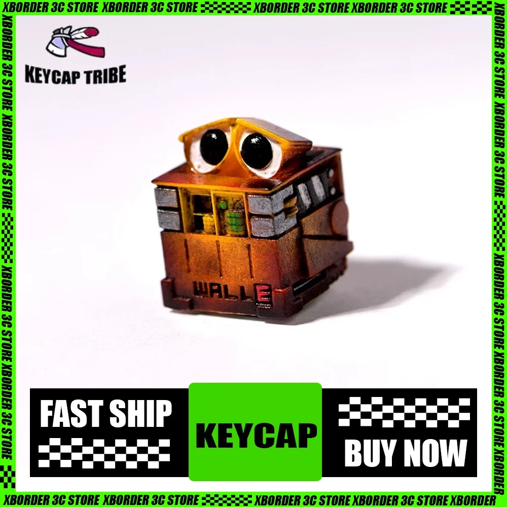 KT Mechanical Keyboard Keycaps Restore Garbage Robot Mobilization Walle Keycaps Personalized Customization Handmade Cute Gifts