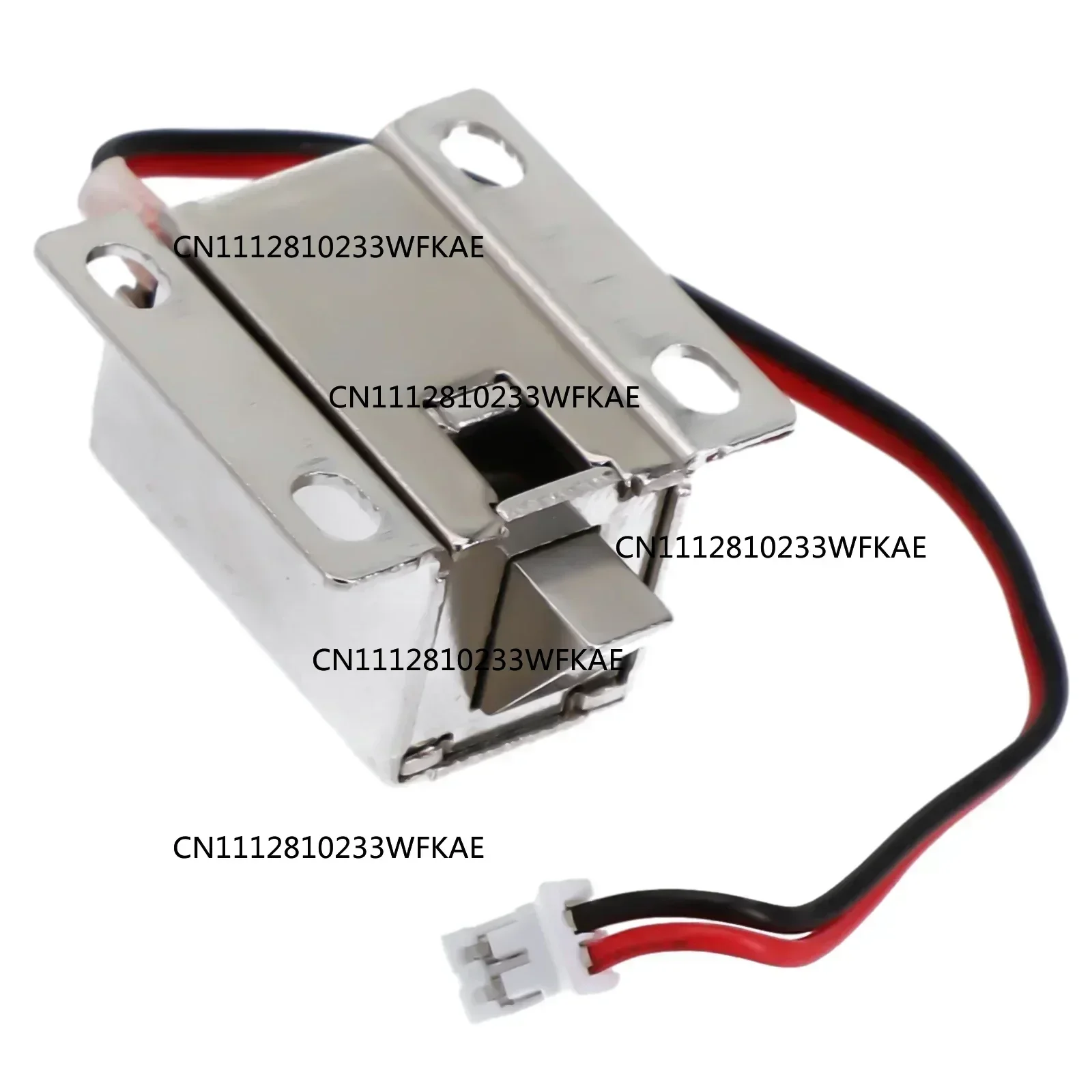 2pcs Electronic Latch Lock Catch Door 12V Electro-magnet Release Solenoid Slant Slug Electric Control Lock