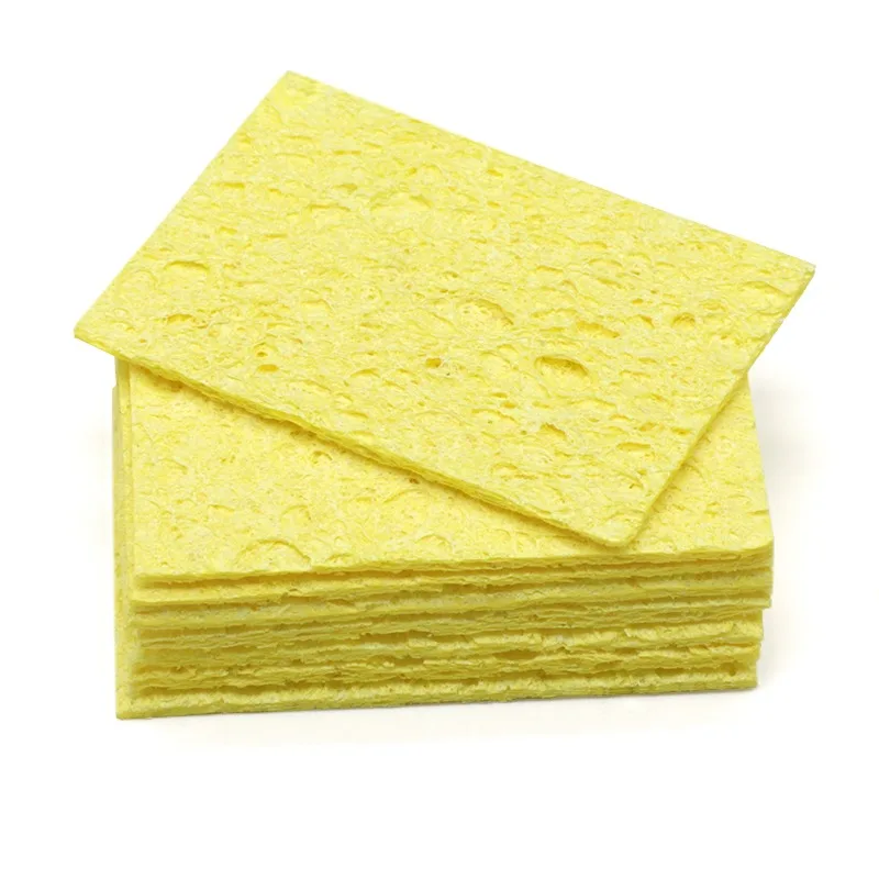 5/10Pcs Tin free Cotton Square Sponge High Temperature Resistant Welding Cleaning Sponge