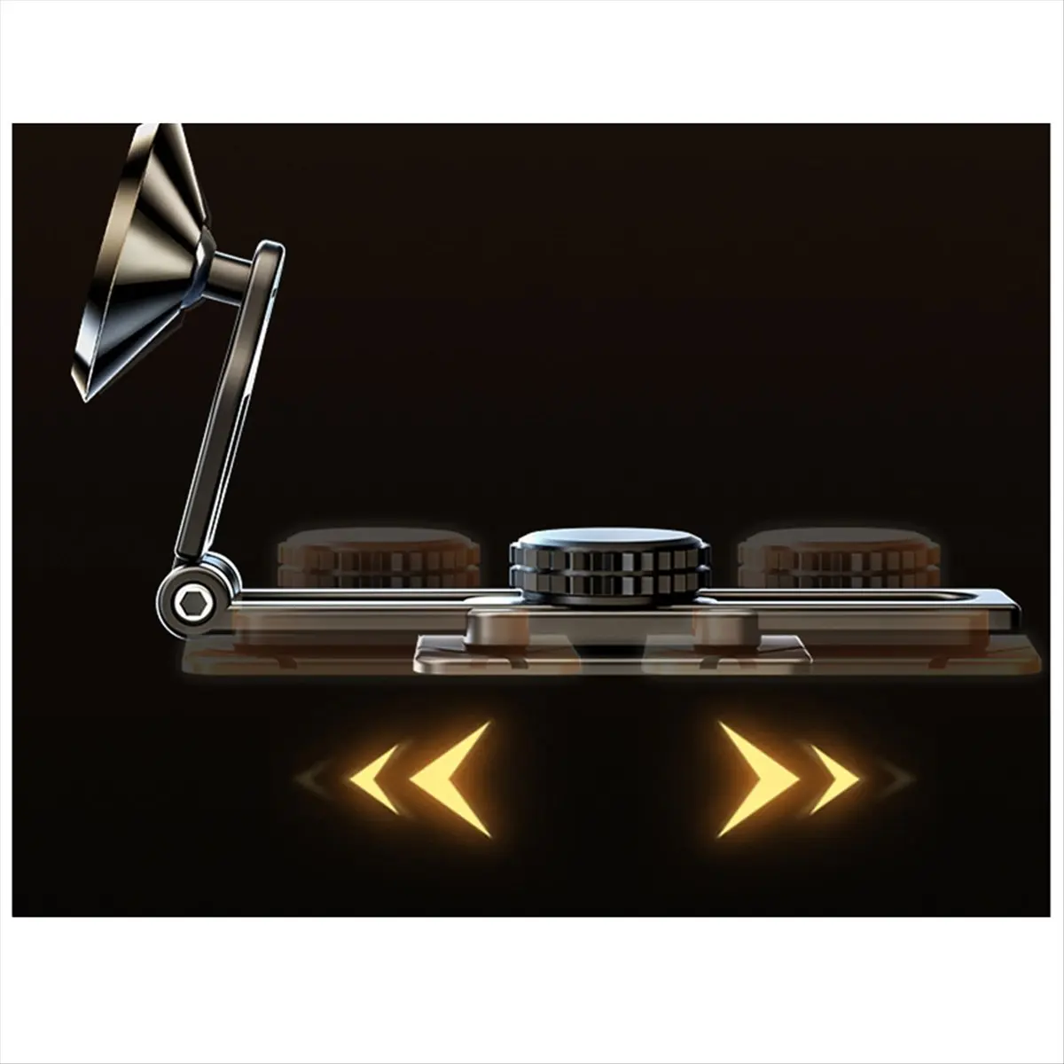 【ELEVATE LIFE】Magnetic Car Phone Holder for Dashboard 360° Adjustable Magnet Cell Phone Mount in Car Cellphone Stand