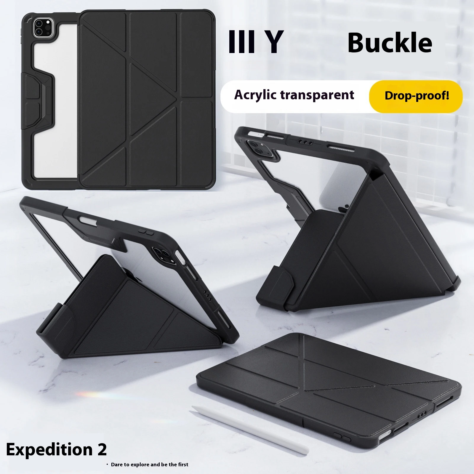 

Y Fold Magnetic Case For iPad A16 2025 Air 5 Air 4 iPad Air11 13 M3 M2 M4 M5 Pro11 with Pencil Holder Case for 10.2 7 8 9th