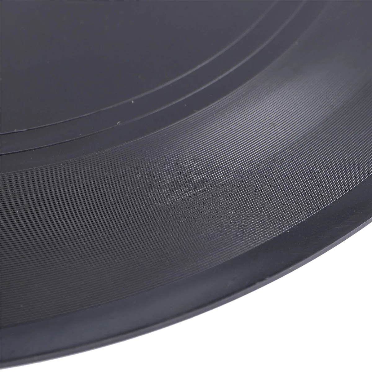 部屋の装飾用ビニールCD、空白のビニールレコード、黒の装飾、偽の装飾、7インチ、12個