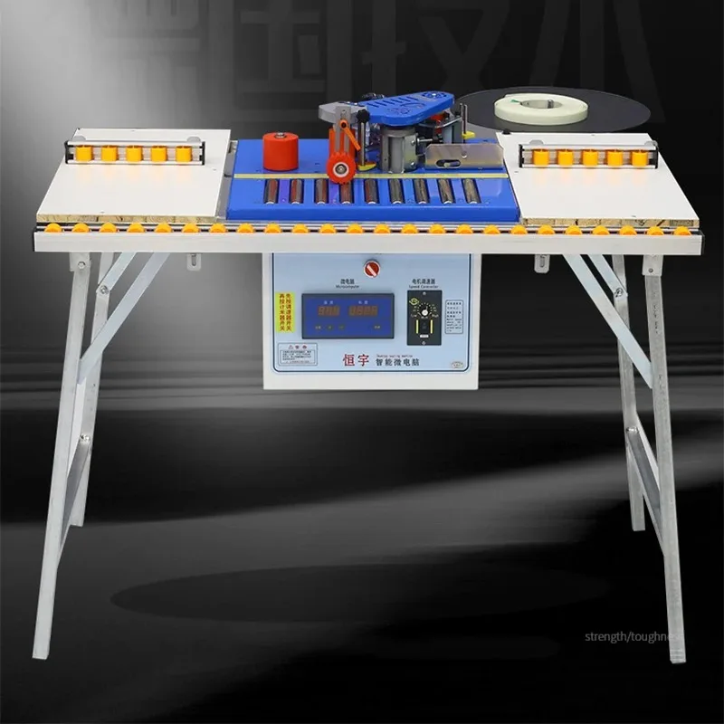 1200W Edge Banding Machine Portable 6-60mm Woodworking Pulley System for Small Projects Trimming And Banding Tool
